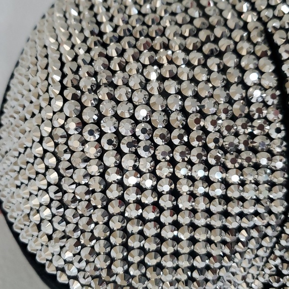 Juicy Couture black‎ bling out rhinestone adorned glam lux diva baseball cap new main image 10